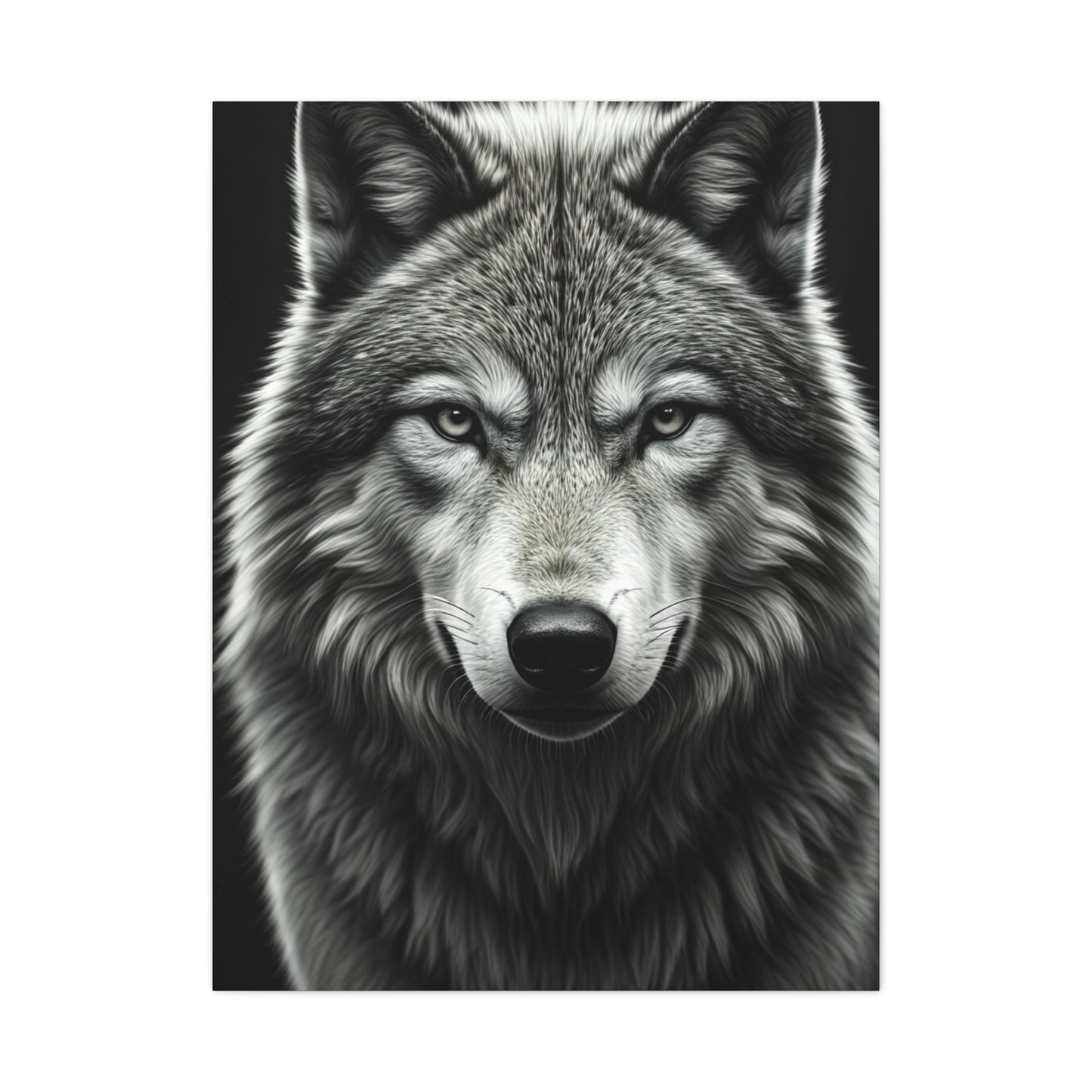 Arctic Wolf Intense Portrait Wall Art & Canvas Prints