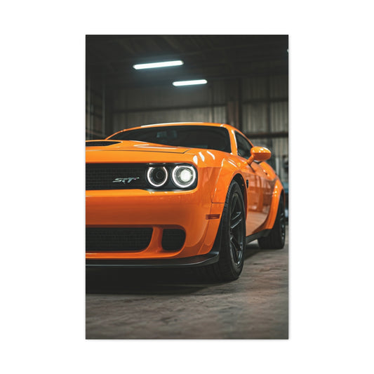 Dodge Challenger SRT Demon Underground Torque Scene Wall Art & Canvas Prints