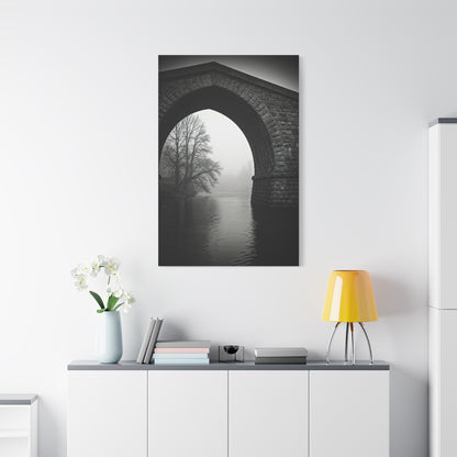 Misty Archway Bridge Scene Wall Art & Canvas Prints