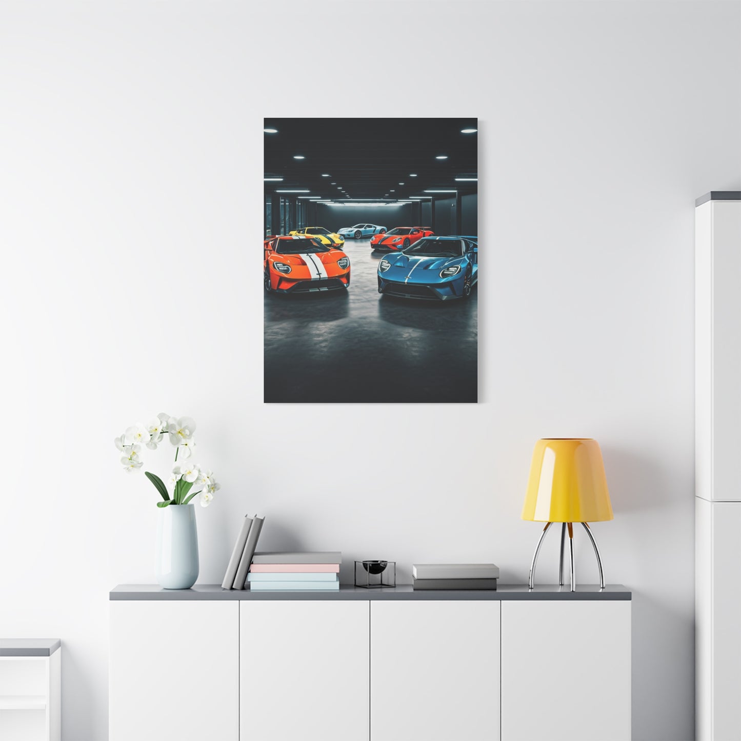 Ford GT Heritage Dream Garage Wall Art & Canvas Prints