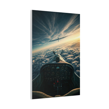Pilot’s View Above the Cloud Sea Wall Art & Canvas Prints