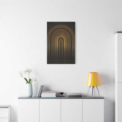 Grand Golden Archway Art Deco Wall Art & Canvas Prints