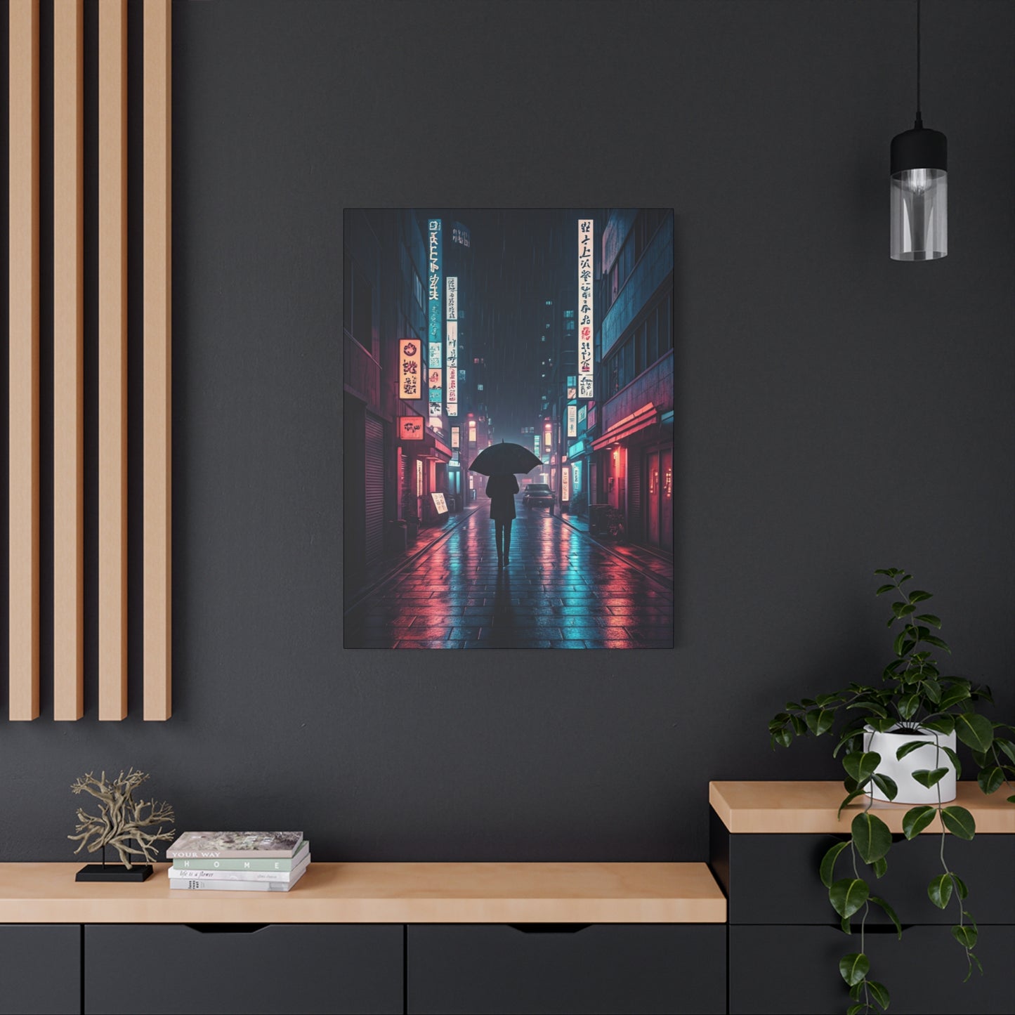 Rainlit City Solitude Wall Art & Canvas Prints