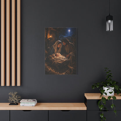 Nativity of Christ Holy Night Wall Art & Canvas Print