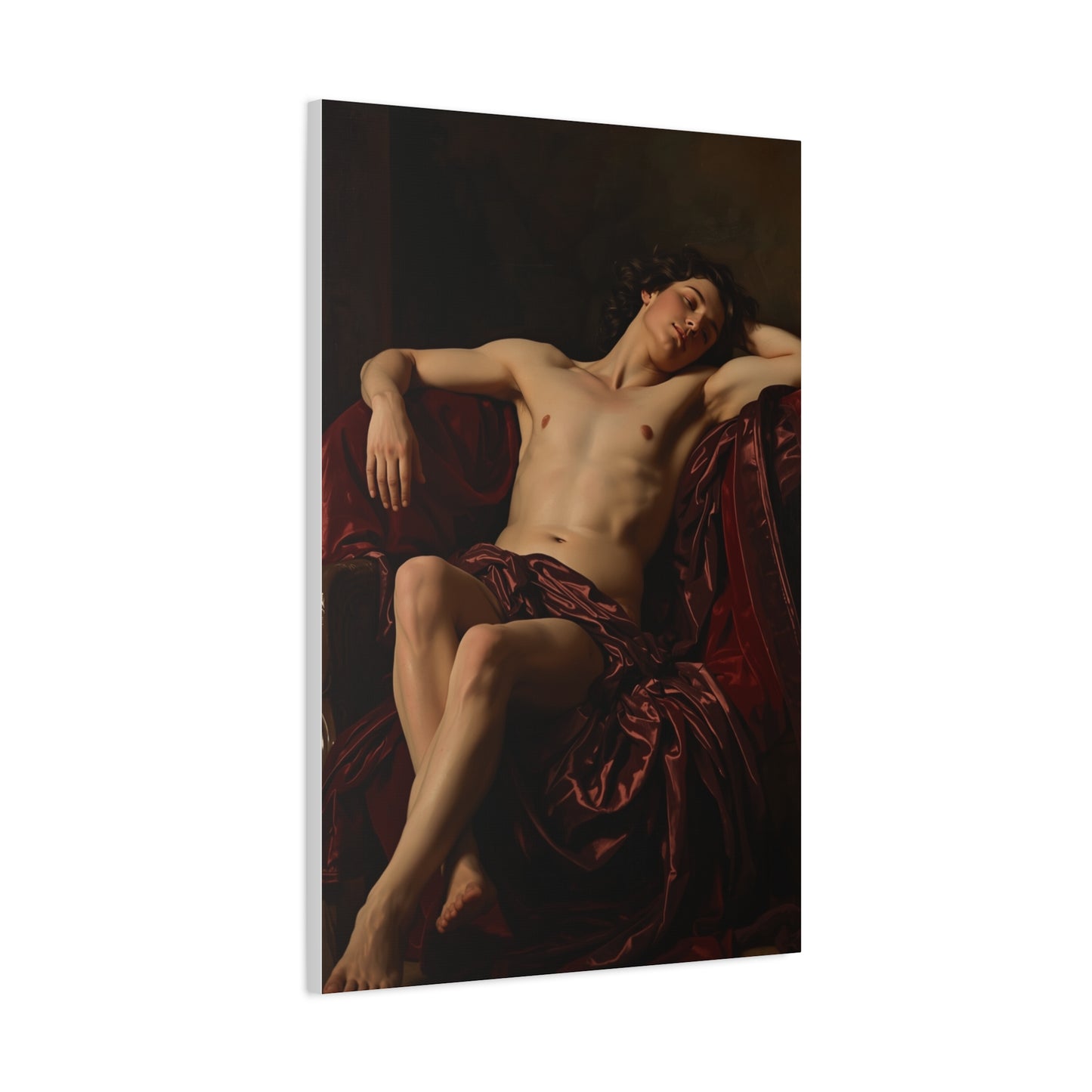 Classical Draped Male Figure Wall Art & Canvas Print